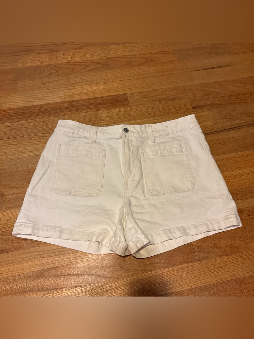 Women’s White Denim Pocket Shorts - Madewell